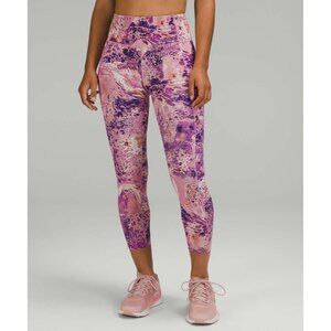 Lululemon SeaWheeze Fast and Free 23” High Rise Tight Size 6 Multi